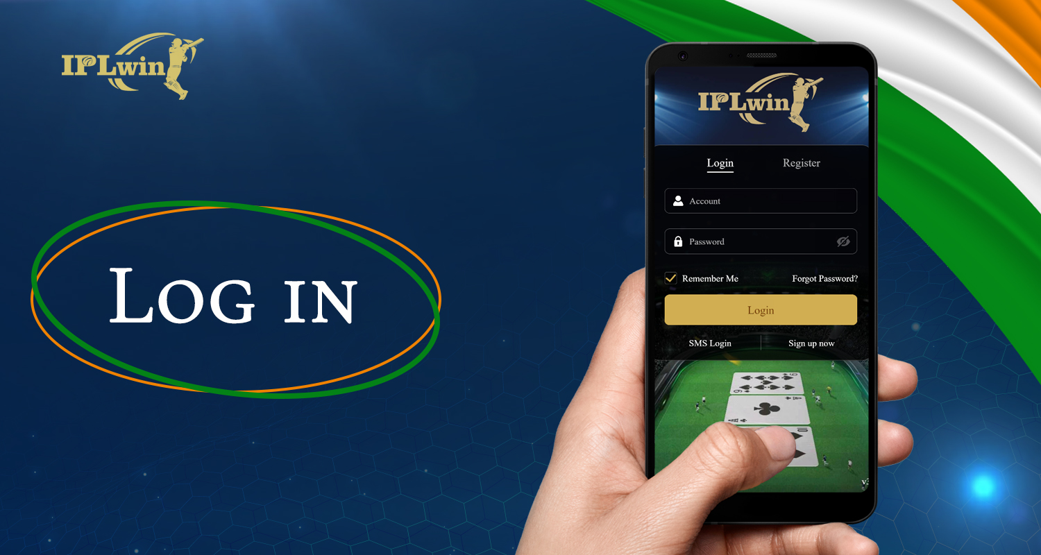 Step-by-step instructions for logging on to the IPLWIN bookmaker website
